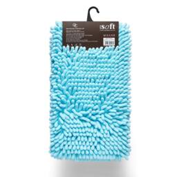 GAVENO CAVAILIA Miami Chenille Loop Bath Mat in Turquoise - thumbnail 2