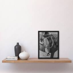 Artery8 Russell Lee Cowboy Regalia & Equipment Photograph Framed Art Print in Grey - Size: A4 - thumbnail 4