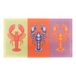 Artsy Mats Multi Lobster Indoor Outdoor Doormat (90 x 60cm) - Size: 90 cm x 60 cm - thumbnail 2