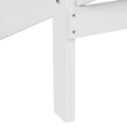 Wyld and Coco Garden Chair White Faux-Wood Finish Weather-Resistant Outdoor Lounge - thumbnail 9
