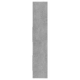 Berkfield Home Book Cabinet Concrete Grey 60x35x180 cm Engineered Wood - Size: 60 x 35 x 180 cm - thumbnail 4