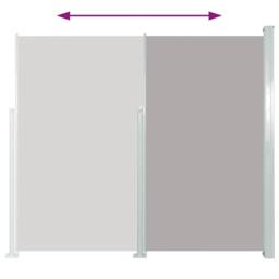 Berkfield Home Patio Retractable Side Awning 120x500 cm Grey - thumbnail 6