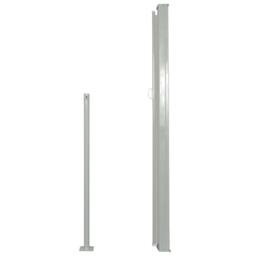 Berkfield Home Patio Retractable Side Awning 120x500 cm Grey - thumbnail 4