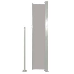 Berkfield Home Patio Retractable Side Awning 120x500 cm Grey - thumbnail 1