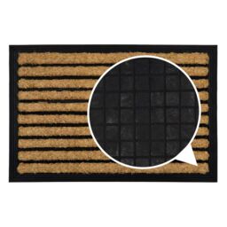 JVL Tuffscrape Coir Lines, 40x60cm, Lines in Brown - Size: 40 cm x 60 cm - thumbnail 6