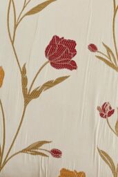 Curtina 'Juliette' Jacquard Filled Cushion in Red - Size: 43 cm x 43 cm - thumbnail 2