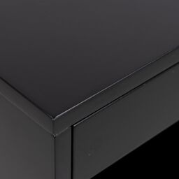Furniture To Go Cholet Square Bedside Table with 1 Drawer in Black - thumbnail 6