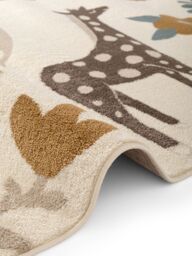 THE RUGS Majoli Handwoven Wool Jute Rug Scandinavian Boho Style 10mm Pile in Beige - Size: 120 cm x 170 cm - thumbnail 2