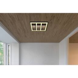 Netlighting Froomy 30cm Semi Flush Ceiling Light Matt Black LED 3000K - thumbnail 6