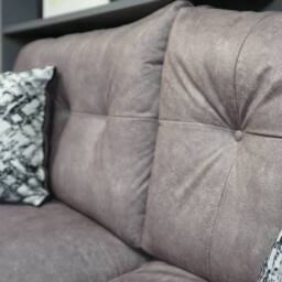 Furnishings For Less UK Ariana Grey 3 + 2 Seater Sofa Set with Tufted Back & Cushions - thumbnail 8