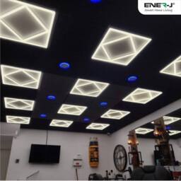 ENER-J Pack of 6 Double Square Borderline LED 60x60 40W 4000 Lumens 3 Years P in White - thumbnail 4