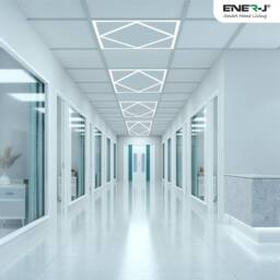 ENER-J Pack of 6 Double Square Borderline LED 60x60 40W 4000 Lumens 3 Years P in White - thumbnail 3