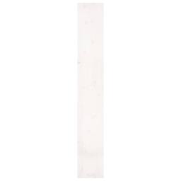 Berkfield Home Book Cabinet/Room Divider White 80x30x199.5 cm Solid Wood Pine - thumbnail 6