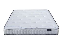 Birlea White Wood Double Bed & Mattress Bundle Rio Air Sleepsoul 135cm 4ft 6 - thumbnail 2