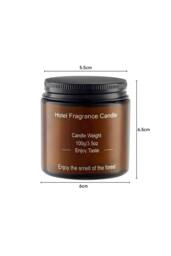 Garden Sanctuary Green Tea & Orange Blossom Soy Wax Scented Candle in Brown - thumbnail 3