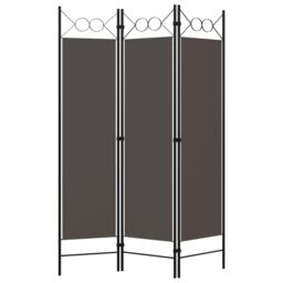 Berkfield Home 3-Panel Room Divider Anthracite 120x180 cm in Black - thumbnail 2
