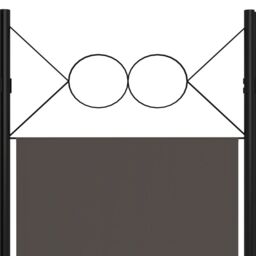 Berkfield Home 3-Panel Room Divider Anthracite 120x180 cm in Black - thumbnail 5