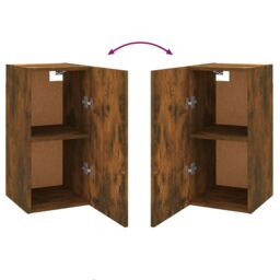 Berkfield Home 7 Piece TV Cabinet Set Smoked Oak Engineered Wood in Brown - thumbnail 7