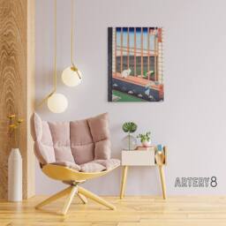 "Artery8 Hiroshige Asakusa Fields Canvas Japanese Wall Art - Size: W18"" x H24""" - thumbnail 3