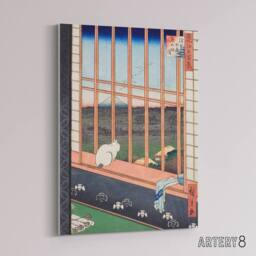 "Artery8 Hiroshige Asakusa Fields Canvas Japanese Wall Art - Size: W18"" x H24""" - thumbnail 2