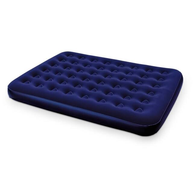 Havendro Inflatable AirBed Mattress without Electric Pump - Queen in Blue - image 1