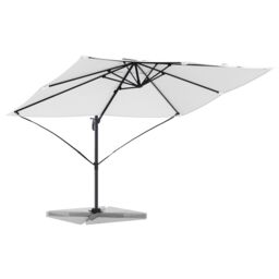 Berkfield Home Cantilever Umbrella Sand Polyester Large Tiltable in Beige - thumbnail 3