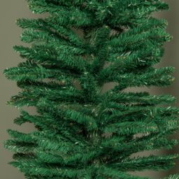 Samuel Alexander 8ft (2.4m) Green Artificial Pencil Christmas Tree With Green Metal Stand & 460 Tips - thumbnail 5