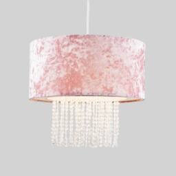 SPETLEK Ceiling Light Shade No Add LED Bulb Pink