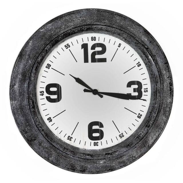 Hill Interiors Roco Wall Clock in Silver - image 1