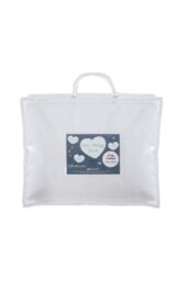 Clair De Lune 'Anti Allergy' 4 Tog Duvet in White - Size: Single - thumbnail 4