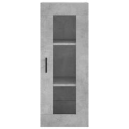 Berkfield Home Highboard Concrete Grey 34.5x34x180 cm Engineered Wood - thumbnail 6