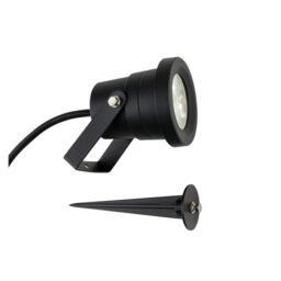 Netlighting Hayes Outdoor Integrated LED Wall & Spike Light Black IP65 - thumbnail 2