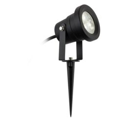 Netlighting Hayes Outdoor Integrated LED Wall & Spike Light Black IP65 - thumbnail 1