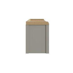 GFW Lancaster 2 Door Shoe Bench in Grey - thumbnail 5