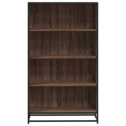 Berkfield Home Modern Bookcase Brown Oak 80.5x35x139 cm Engineered Wood - thumbnail 4