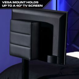 "X Rocker Cerberus Twist TV Bed with Underbed Storage, Upholstered, up to 40"" TV in Blue - Size: Single" - thumbnail 5