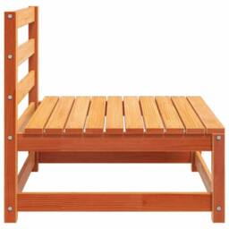 Berkfield Home Garden Sofas Armless 2 pcs Wax Brown 70x70x67 cm Solid Wood Pine - Size: 70 x 70 x 67 cm - thumbnail 7