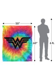 Warner Brothers Wonder Woman Officially Licensed Silky Touch Super Soft Throw Blanket 152 x 127 cm in White - thumbnail 5