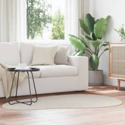 Berkfield Home Rug 'HUARTE' Short Pile Soft & Washable Sand 120x170 cm in Beige - Size: Medium - thumbnail 1