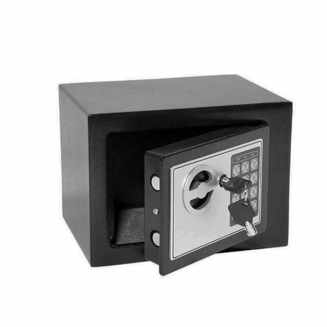 NESTLUNE Strong Steel Key Lock Box Password Security in Black - image 1