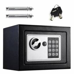 NESTLUNE Strong Steel Key Lock Box Password Security in Black - thumbnail 3