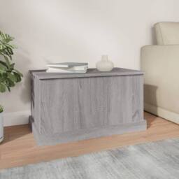 Berkfield Home Storage Box Grey Sonoma 70x40x38 cm Engineered Wood - Size: 70 x 40 x 38 cm - thumbnail 3