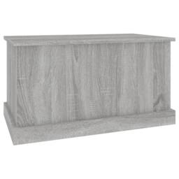 Berkfield Home Storage Box Grey Sonoma 70x40x38 cm Engineered Wood - Size: 70 x 40 x 38 cm - thumbnail 5
