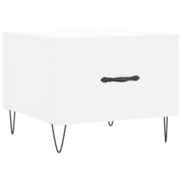 Berkfield Home Coffee Tables 2 pcs White 50x50x40 cm Engineered Wood - Size: 50 x 50 x 40 cm - thumbnail 5
