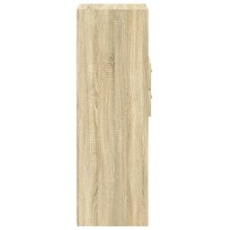Berkfield Home Highboard Sonoma Oak 40x42.5x124 cm Engineered Wood in Brown - thumbnail 5