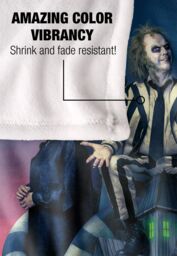 Warner Brothers Beetlejuice 50x60 Gangs All Here Silky Touch Super Soft Throw Blanket in White - thumbnail 4