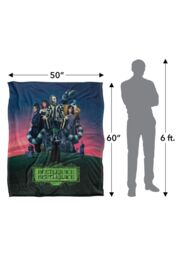 Warner Brothers Beetlejuice 50x60 Gangs All Here Silky Touch Super Soft Throw Blanket in White - thumbnail 5