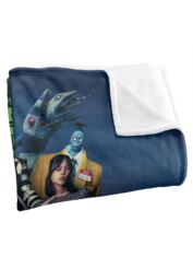 Warner Brothers Beetlejuice 50x60 Gangs All Here Silky Touch Super Soft Throw Blanket in White - thumbnail 3