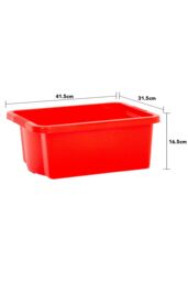 Wham Stack & Store 4x 16L Box in Red - thumbnail 6