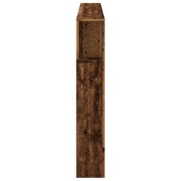 Berkfield Home LED Headboard Old Wood 180x18.5x103.5 cm Engineered Wood in Brown - thumbnail 7